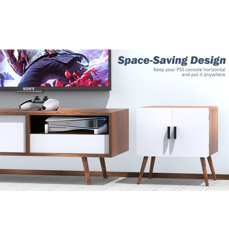 For PS5 Console Holder Horizontal Bracket Base Stand for Playstation 5 Disc & Digital Editions Accessories
