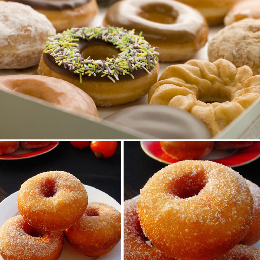 Donut Maker Cutter Fondant Cake Bread Desserts Bakery Mould Mold Baking Tools