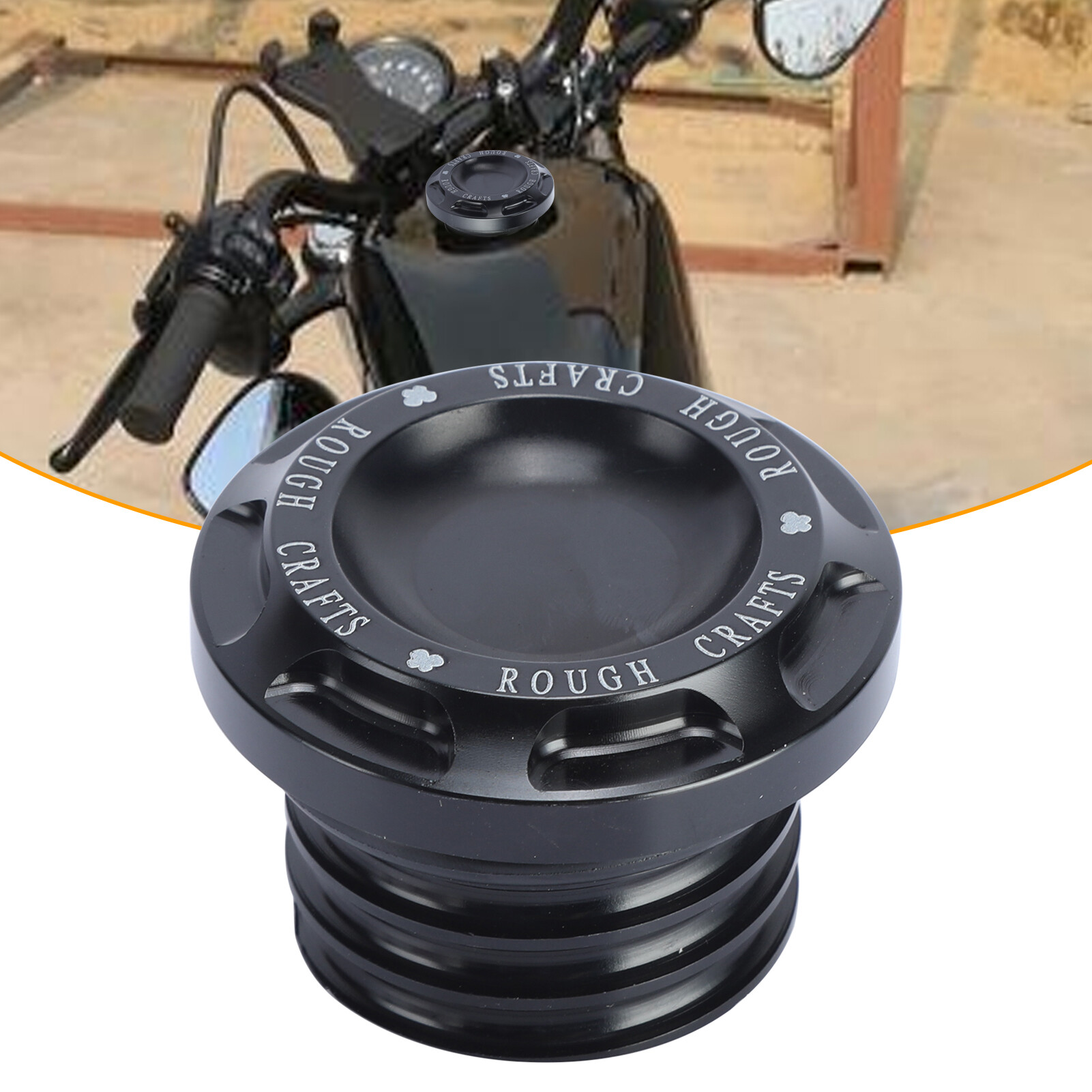 Gucanou mp12-001-0002 motorcycle rc fuel tank cap aluminium gas tank cover screw for xl1200 xl883 x48 v72 gas tank cap