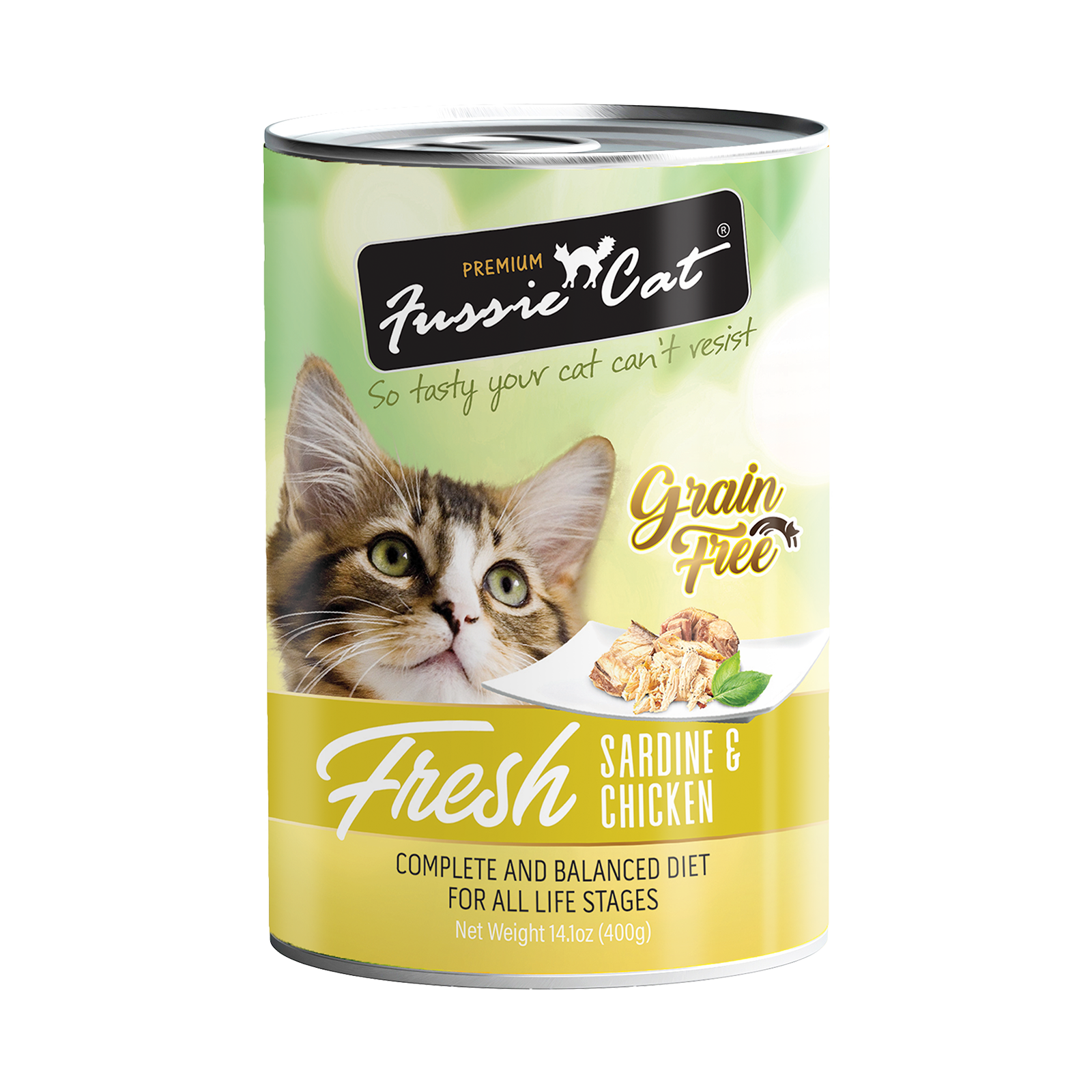 FUSSIE CAT 400G PREMIUM WET FOOD CAT FOOD MAKANAN KUCING WILD CAUGHT TUNA SERIES SEAFOOD SERIES Lazada