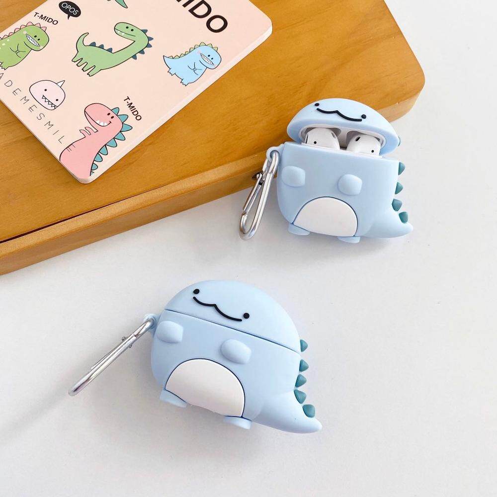 New 3D Cute Baby Dragon Wireless Bluetooth Headset Protective Case for Apple Airpods 3 Silicone Shockproof Cover for Airpods Pro 2 1 Charging Box Accessories