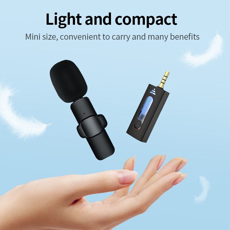 Kebiumei mic-rô không dây 3.5mm Micro Dây chuyền Micro điện dung đa hướng cho máy ảnh điện thoại thông minh ghi âm