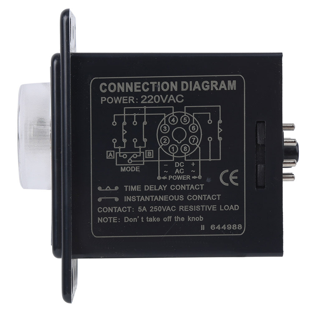 BERM Time Relay Electronic Relay Switches Timer Delay Timer AH2-Y 6S 220V