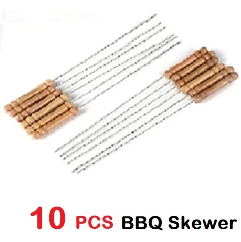 【No Rusty】Stainless Steel Foldable BBQ Grill Charcoal Roast Barbecue Pan