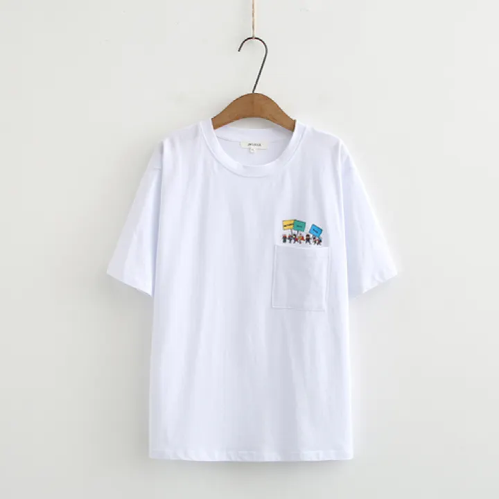 cute embroidered tops