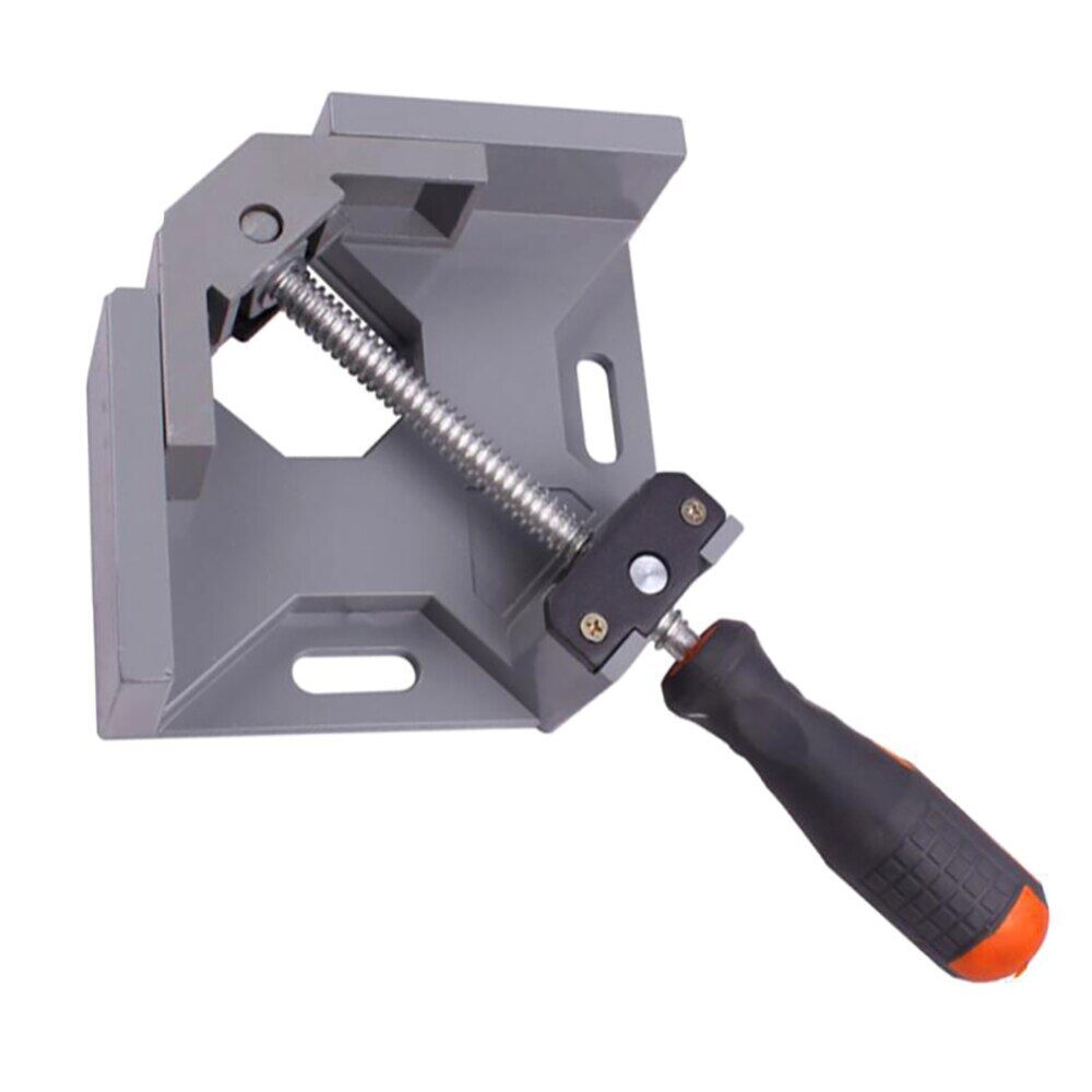 [100% origianl] diymore 90 Degree Aluminum Alloy Single Handle 2-Axis Fixture Clamp Adjustable Corner Vise For Drilling Furniture Woodworking Tools