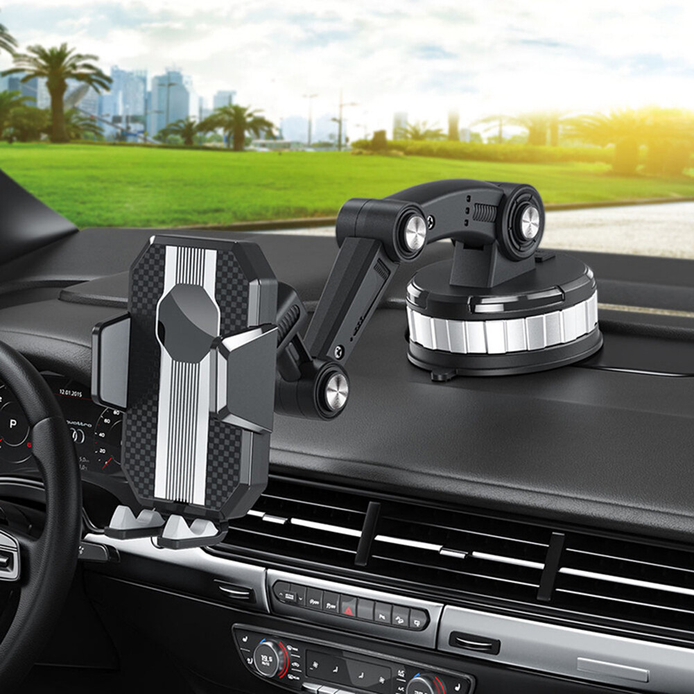 Universal Car Phone Holder Center Console Smartphone Mount Bracket Windscreen Support