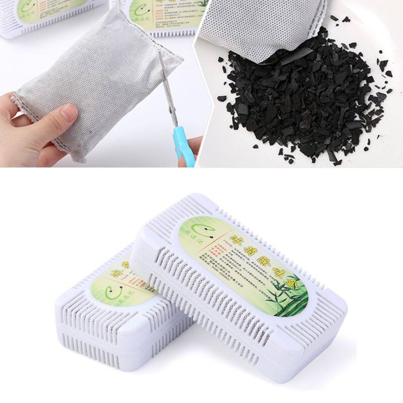 Refrigerator Deodorizer Charcoal Deodorant Natural Bamboo Activated Fridge Deodorizer Box