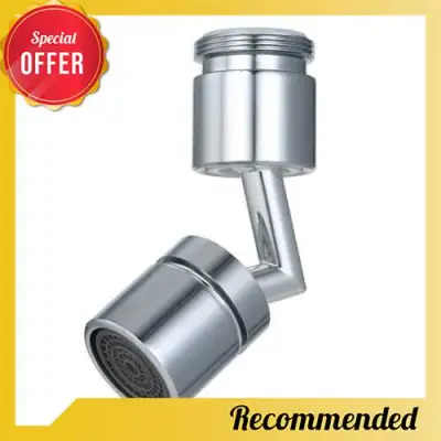 Universal Splash Filter Faucet 720 Degrees Big Angle Spray Aerator Kitchen Tap Water Saving Nozzle Sprayer Bathroom Basin Lengthen Extender (Standard)