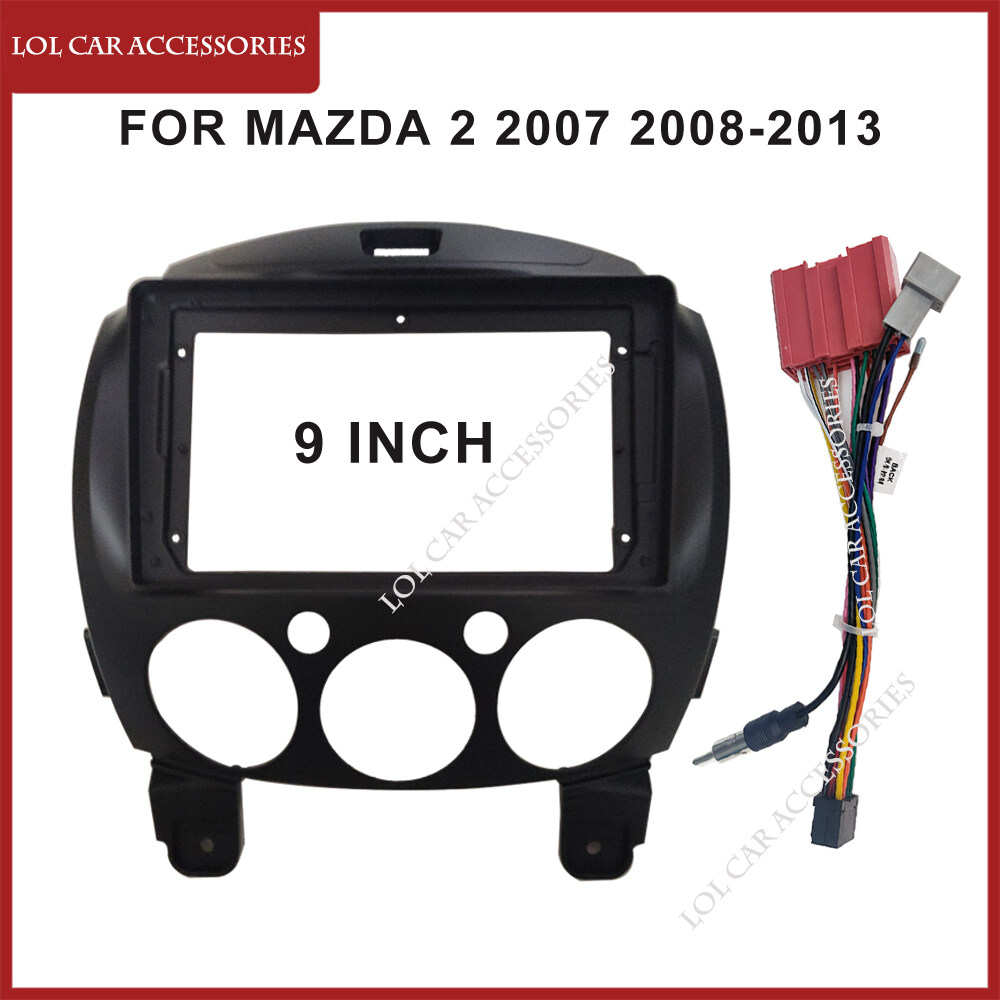9 Inch Car Radio Fascia For Mazda 2 MAZDA2 20072013 Android MP5 GPS
