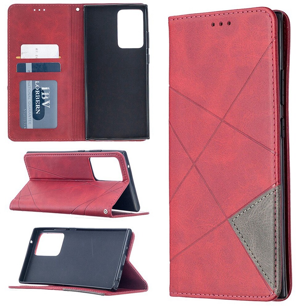 Phone case for samsung galaxy note 20 / note 20 ultra / note 10 / note 10 plus magnetic soft leather wallet card slot flip cover casing