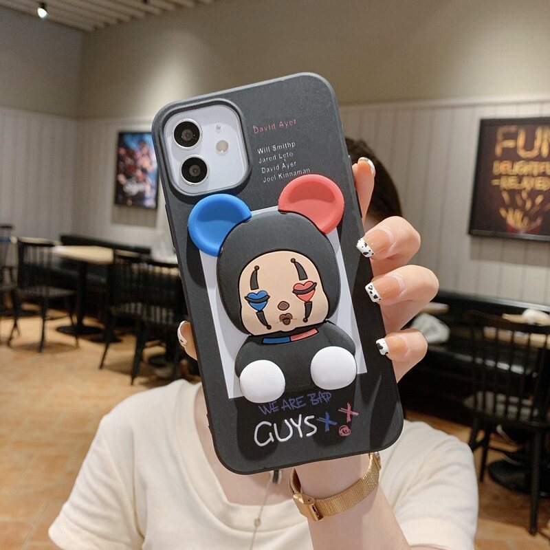 For Xiaomi Redmi 12C 10C 10A 10 9 9A 9T 9C Note 13 12 11 10 9 Pro 10S 9S 8 Pro Mi 12 13T 12T 11T 10 10T 11 8 Lite Poco X3 Pro Cute Mr Clown 3D Cartoon Phone Case