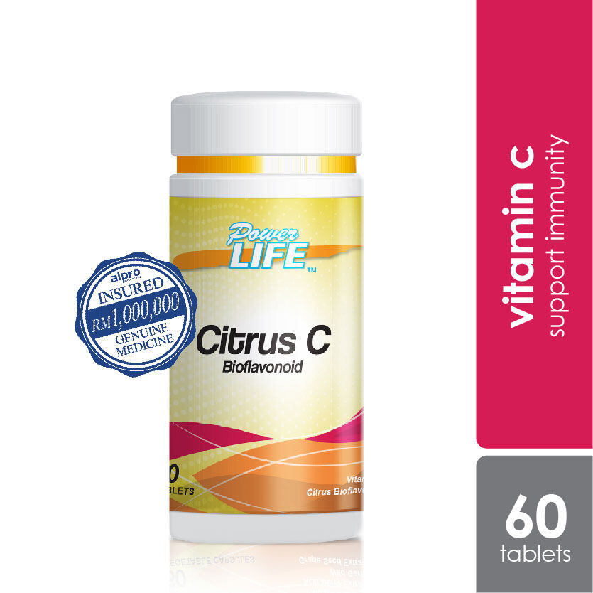 Powerlife Citrus Bioflavonoid C 60s High Antioxidant Vitamin C