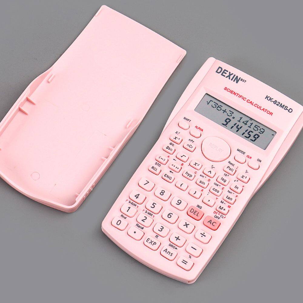 MMLUCK Portable Multifunction 240 Functions Electronic 82MS Statistics School Office Personalized Digit Calculator Engineering Scientific Calculator Stationary Function Calculator