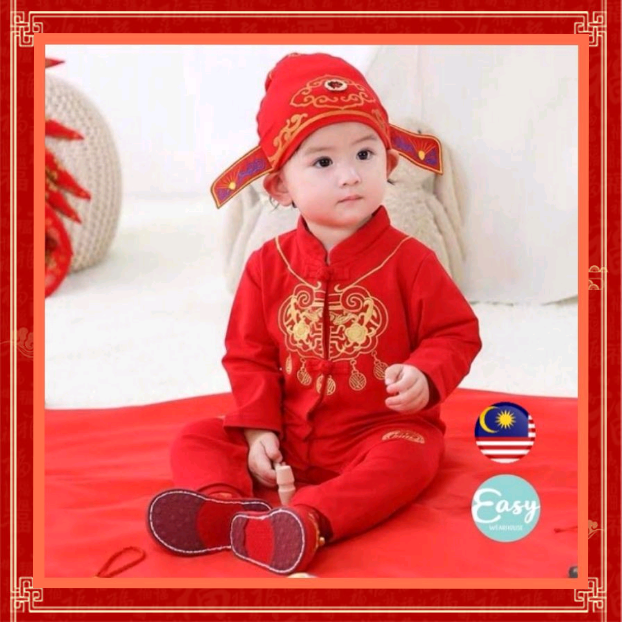 Baby boy chinese new year outfit hotsell