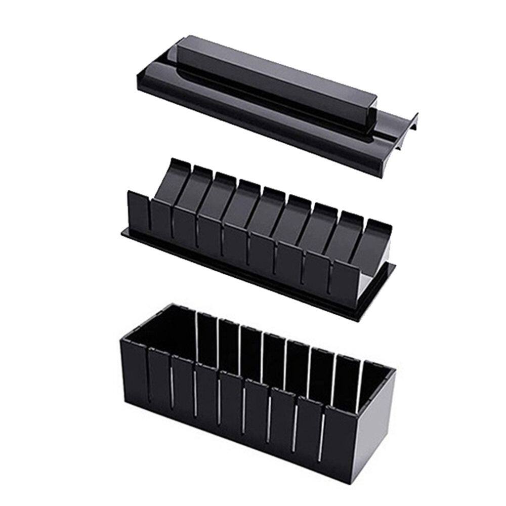Gurungmani 3/10pcs mới tự làm phụ kiện nhà bếp nồi bộ thiết bị làm sushi khuôn cuộn bánh cơm nắm nhật dụng cụ làm sushi