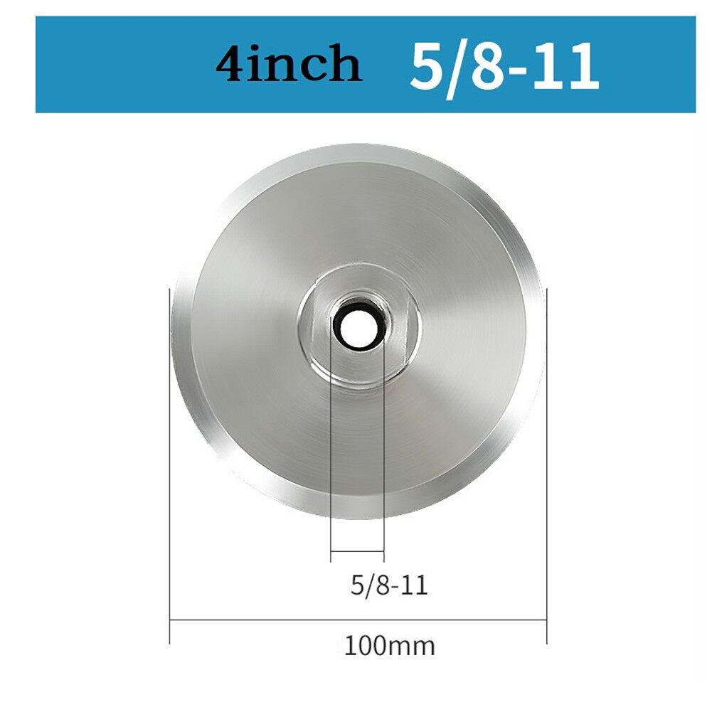 Toolstar 3inch/4inch Polishing Pad Thicken Backer Pad Diamond Polishing Aluminum Backing Holder M14 M10 M16