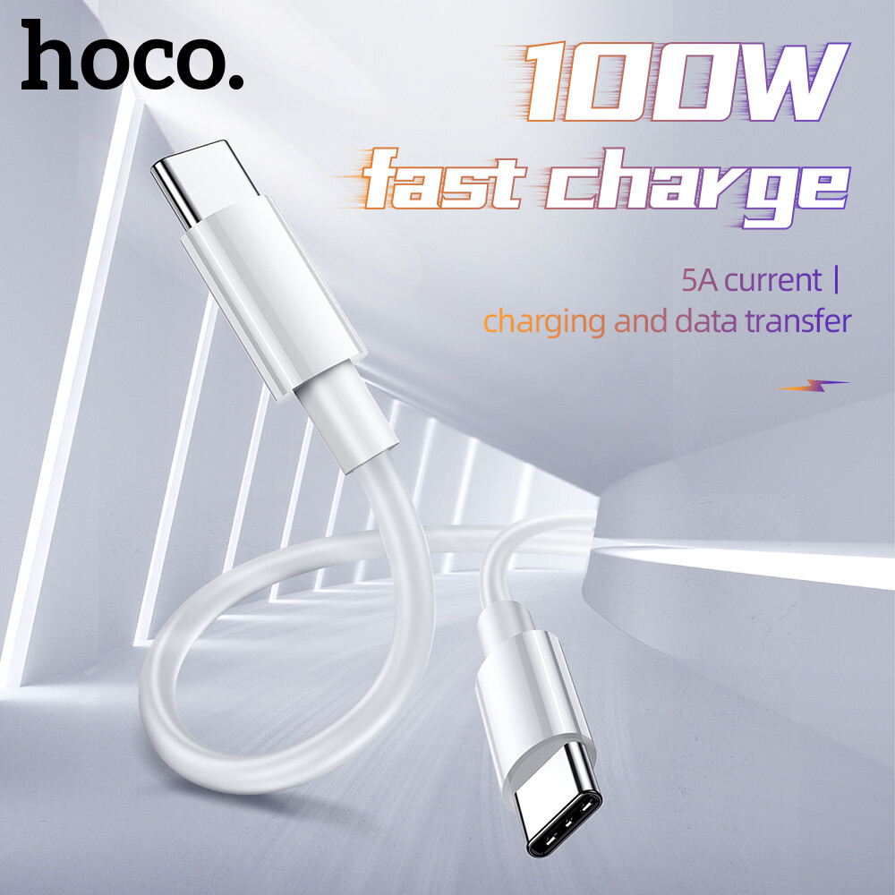 Cáp Dữ Liệu Sạc Nhanh HOCO X51 100W Type-C Sang Type-C Cáp 1 /2 Mét Dành Cho Samsung S10 S9 S8 Xiaomi MI