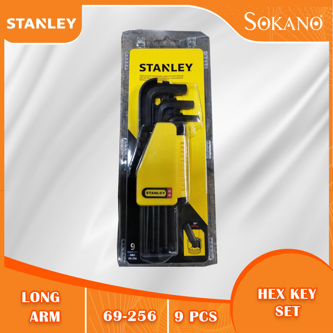 STANLEY Allen Wrench Set, Hex Key Set, Allen Key, Mm Or Inches (Long ...