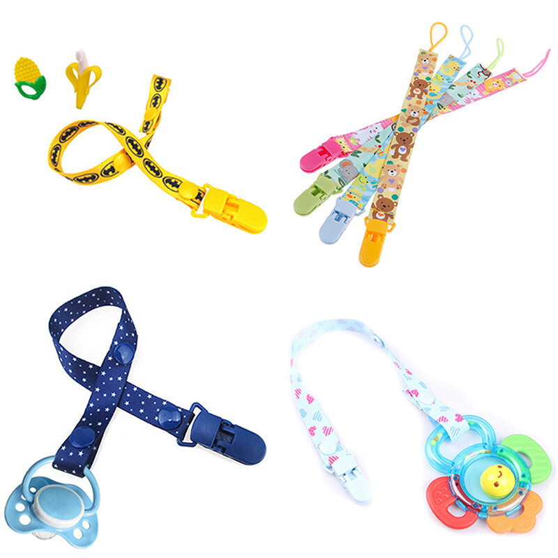 Ginni 1Pc Adjust Baby Pacifier Clip Chain Dummy Holder Soother Pacifier Clips Strap