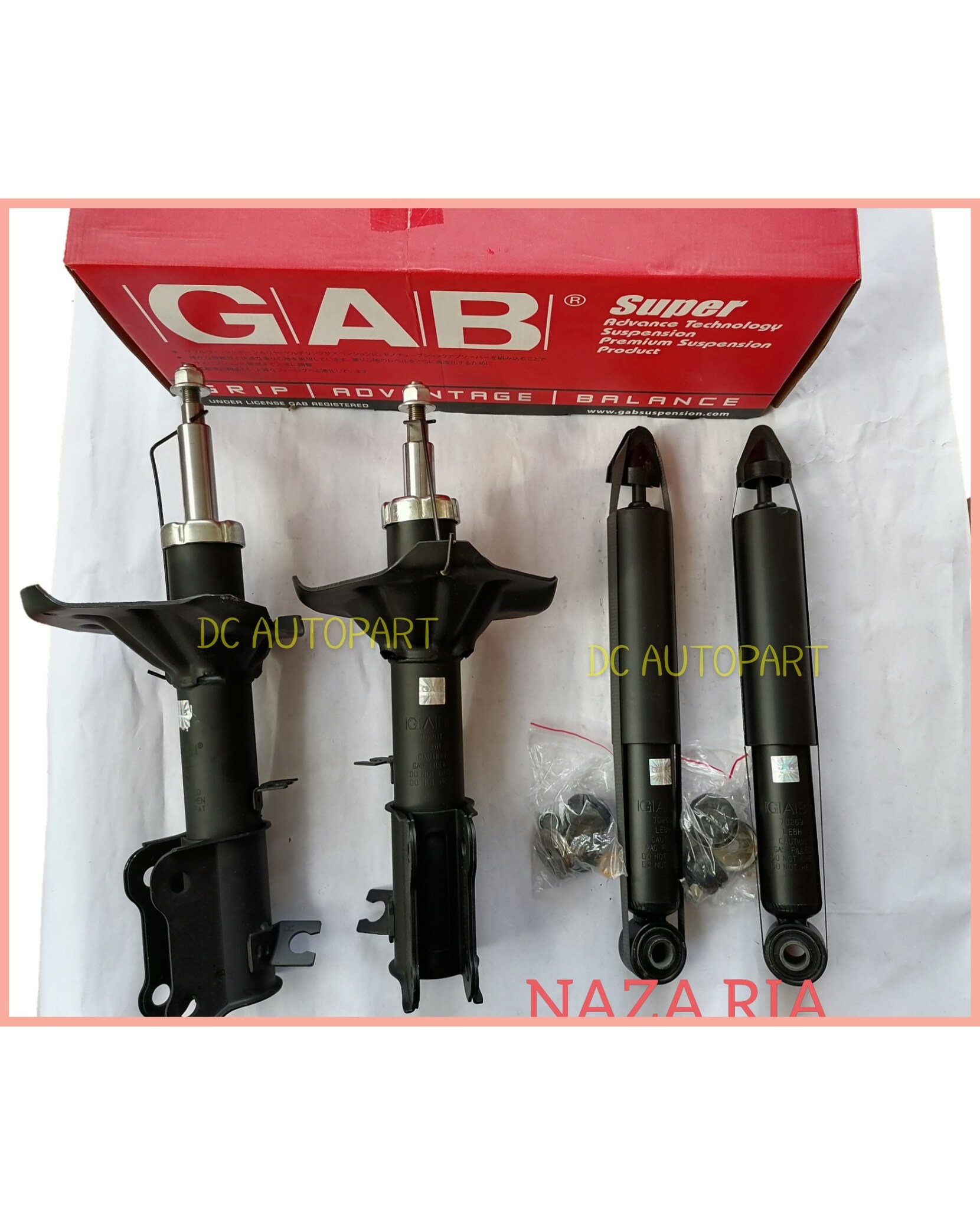 ORIGINAL GAB KIA SPECTRA FORTE AVANTE HYUNDAI CITRA FRONT OR REAR SHOCK