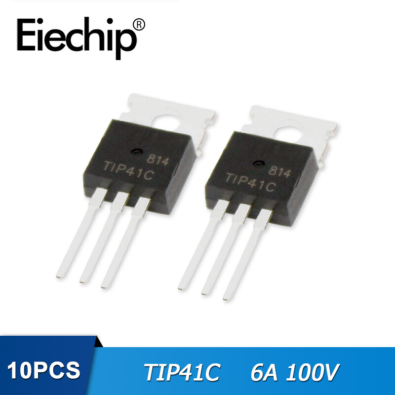 10pcs tip41c tip41 6a 100v to-220 triode transistor