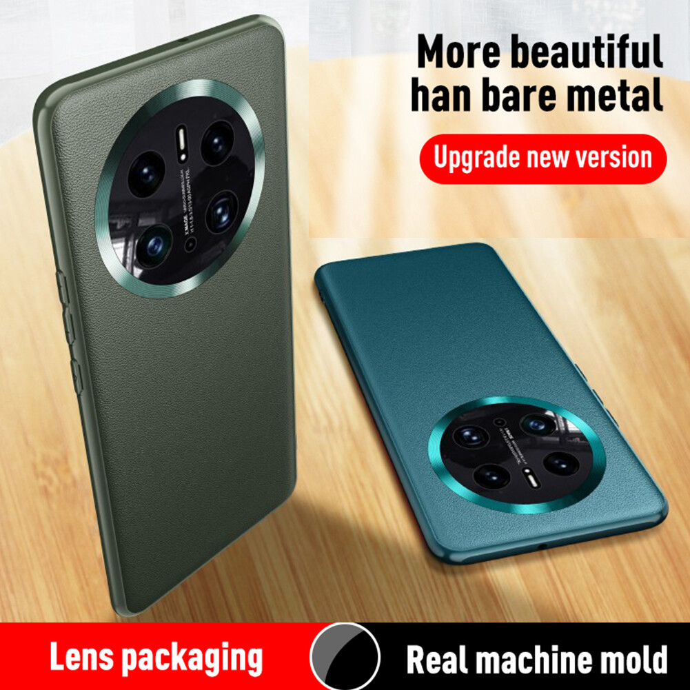 Leather Case for Huawei Mate 50 Pro Case Genuine Leather Shockproof Back Cover Hard Case Protective Capa for Mate 50E