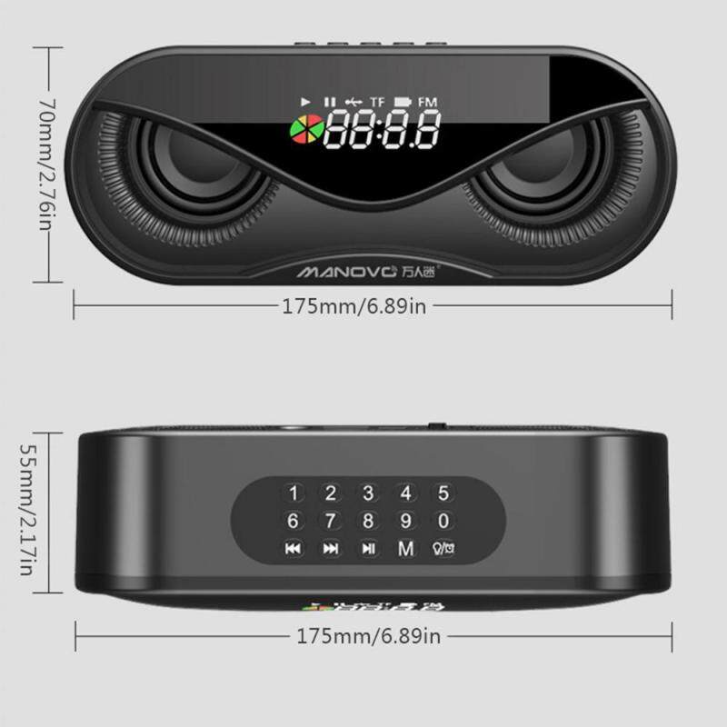 niceEshop M6 wireless bluetooth speaker / subwoofer / outdoor portable small radio / home alarm clock Singapore