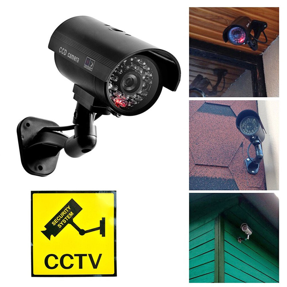 Fake Dummy Camera Flashing Red LED Home Indoor Security Simulation Camera