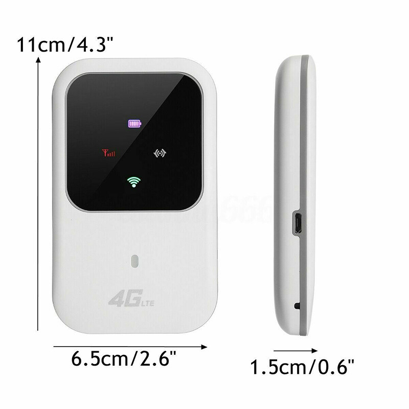 Bộ định tuyến di động reyi 4G không dây băng thông rộng Wifi Hotspot khe cắm thẻ Sim USB LTE...