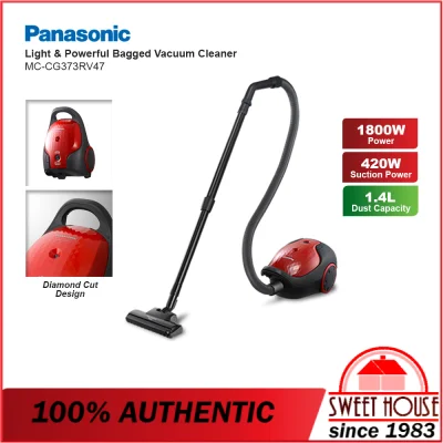 Panasonic MC-CG373 Light & Powerful Bagged Vacuum Cleaner MC-CG373RV47