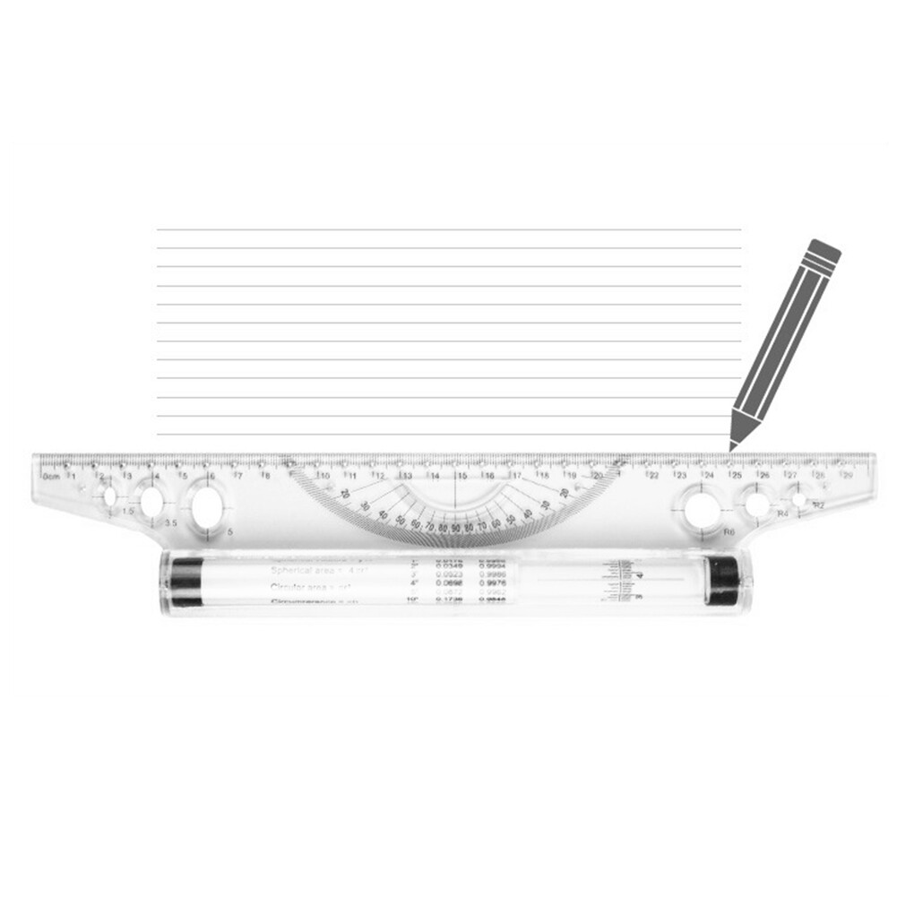 Thước Đẩy Lăn Thước Song Song Góc 30Cm Thước Góc, Cân Vẽ Cân Bằng