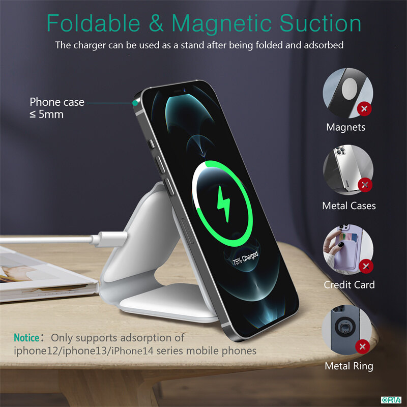 ORIA in Foldable Wireless Charger Magnetic Fast Wireless