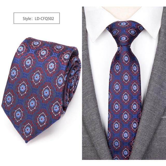 USA Men/'s Red Paisley Silk Tie Wedding Necktie Set Business Woven Jacquard