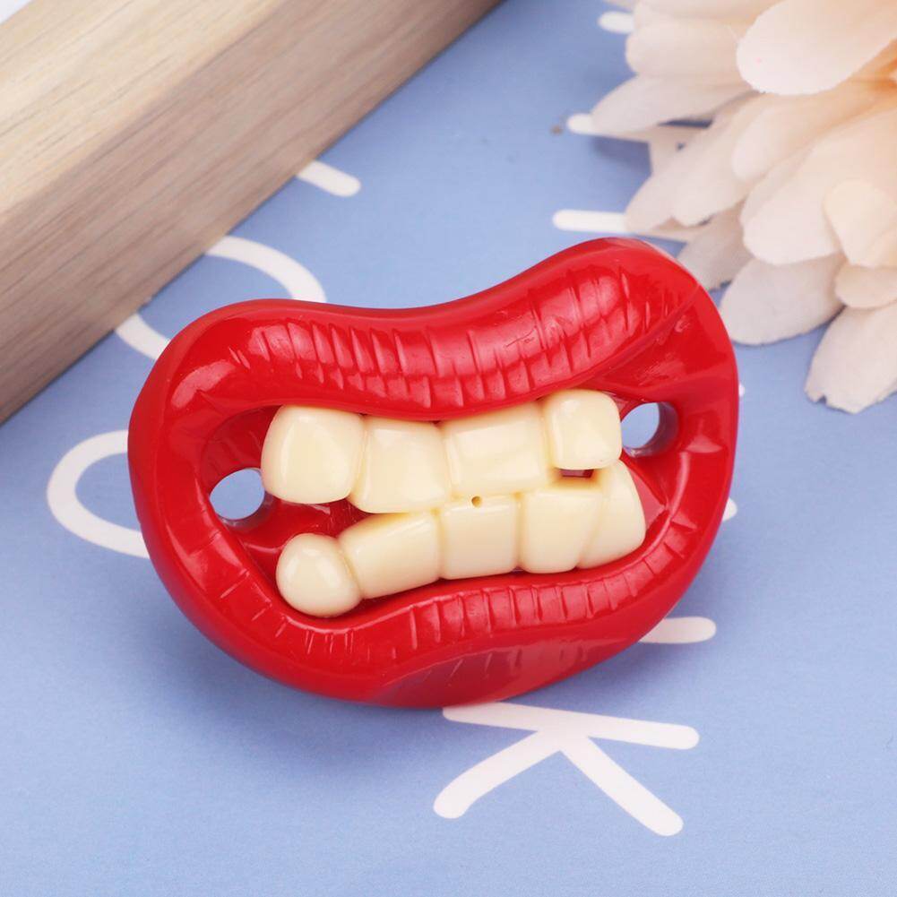 【COD】Núm Vú Giả Làm Dịu Em Bé Dễ Thương Núm Vú Giả Bằng Silicon Chống Tắt Vui Nhộn