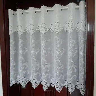 Sun Resistant Curtain Rod Garden European Style Embroidered Korean