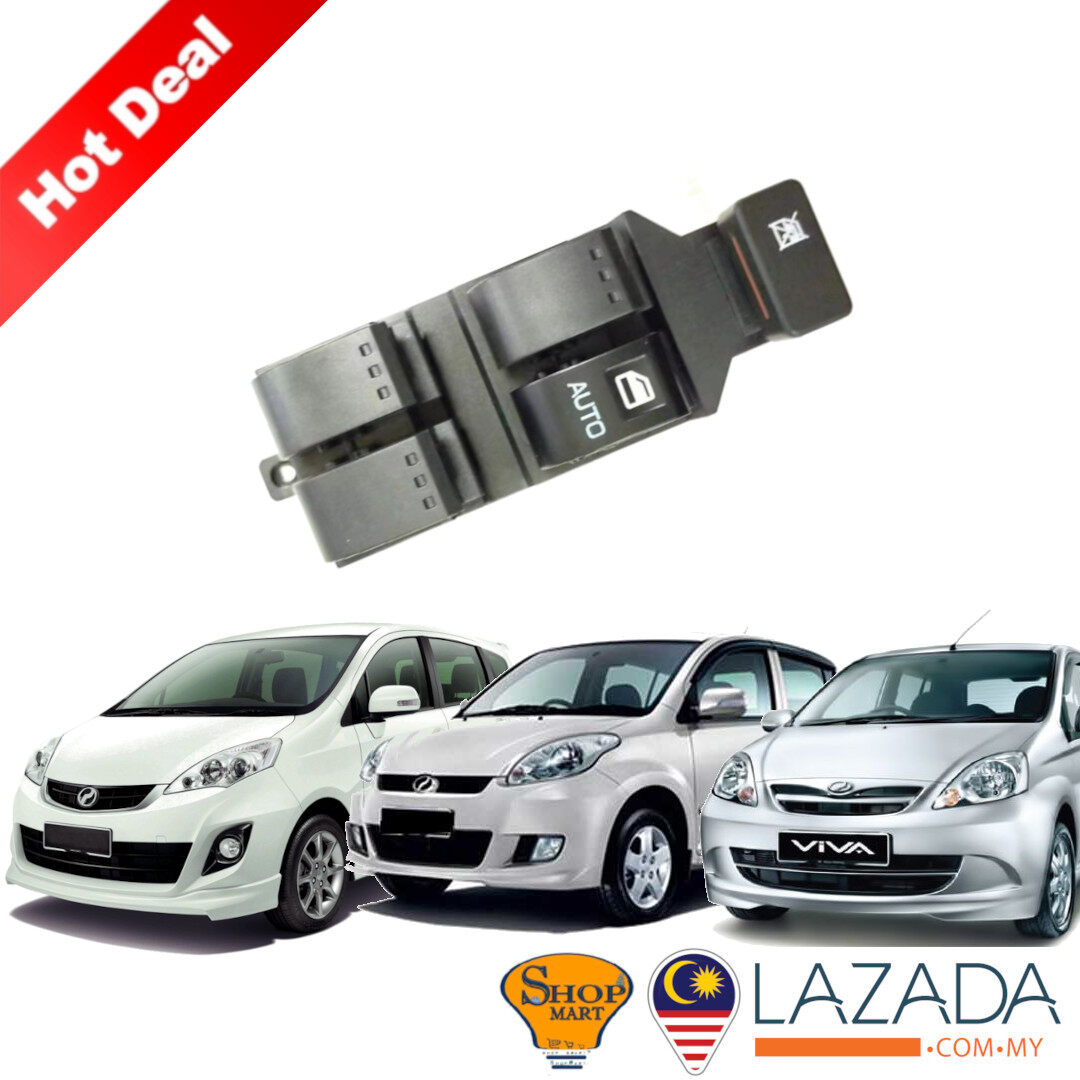Perodua Myvi Power Window Main Switch Viva Alza Power Window Switch