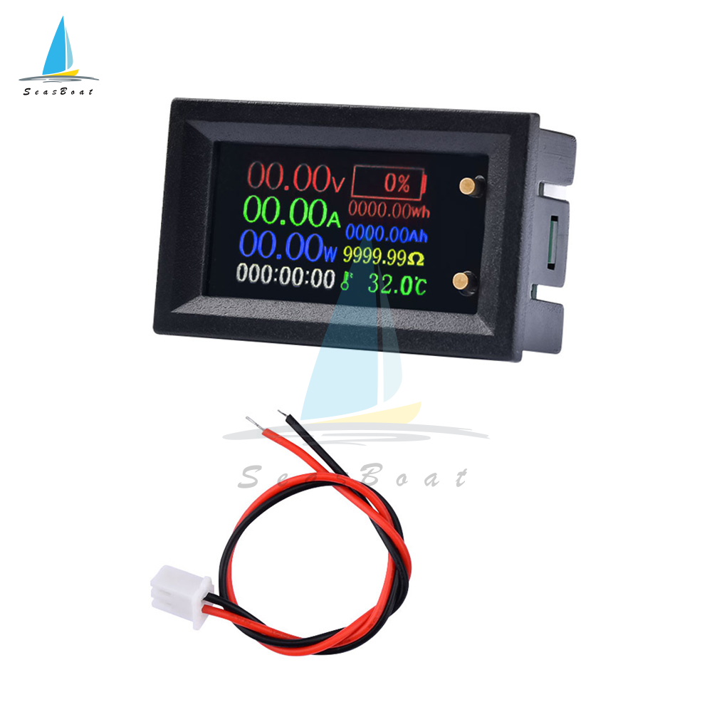 DC6~30V 20A 1.14 Inch High-voltage Working Multi-function Measuring Instrument High-definition IPS LCD Color Screen 9-in-1 Multi-function Measuring Instrument