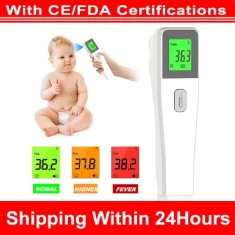 Docooler Infrared Forehead Thermometer Digital Thermal Scanner Thermometer Non Contact Body Temperature C And F Switchable High Precision