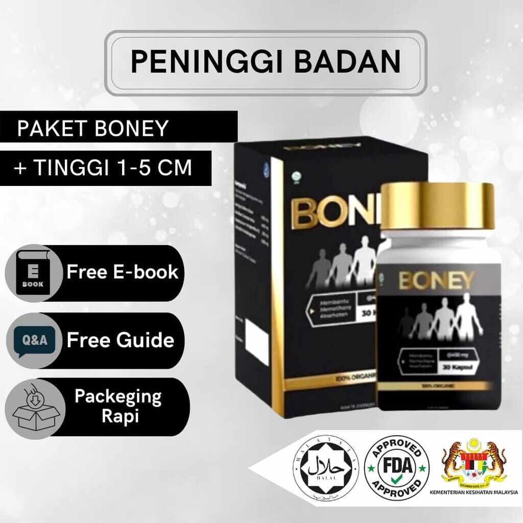 UBAT TINGGI PENINGGI BADAN BONEY CAPSULE HERBAL supplement tambah