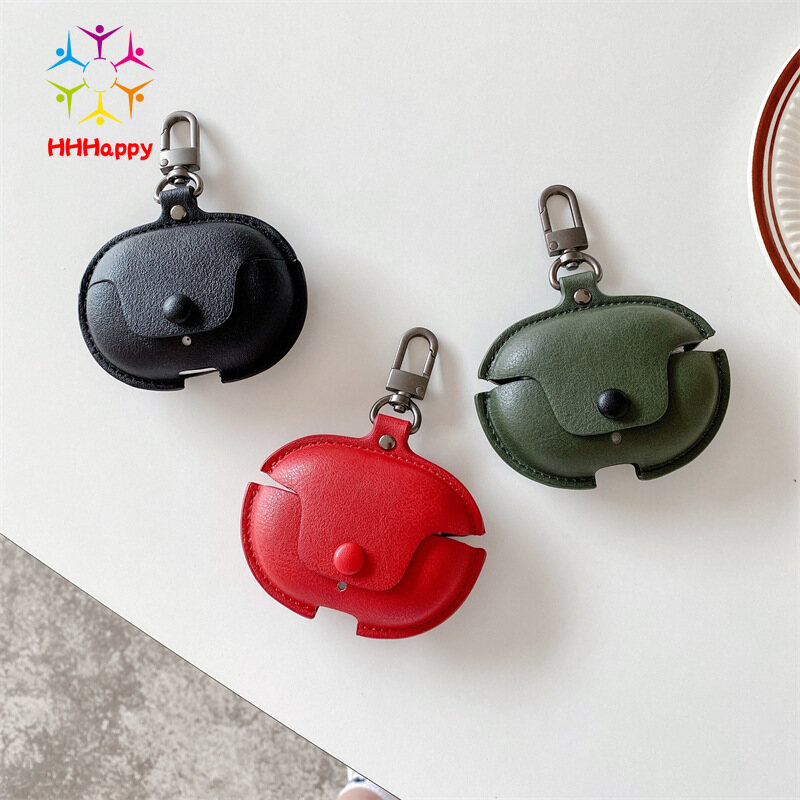 Bluetooth-compatible Headset  Case  Protective  Shell Simple Business Leather Case For Beats Studio Buds