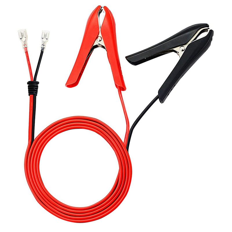 LEDUPDATES 18AWG DC Power Supply Splitter Cable For 12V/24V LED Lights & Security Cameras - Black