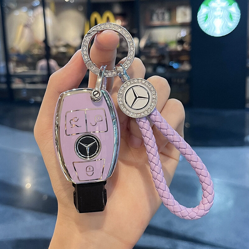 Mercedes-benz Keychain Mercedes Benz Key Chain Swarovski Accessory