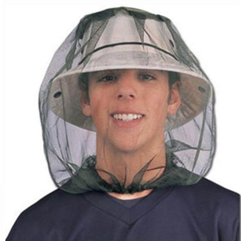 (Overseas Shipping) Hat Mosquito Hiking Mesh Face Protector Bug