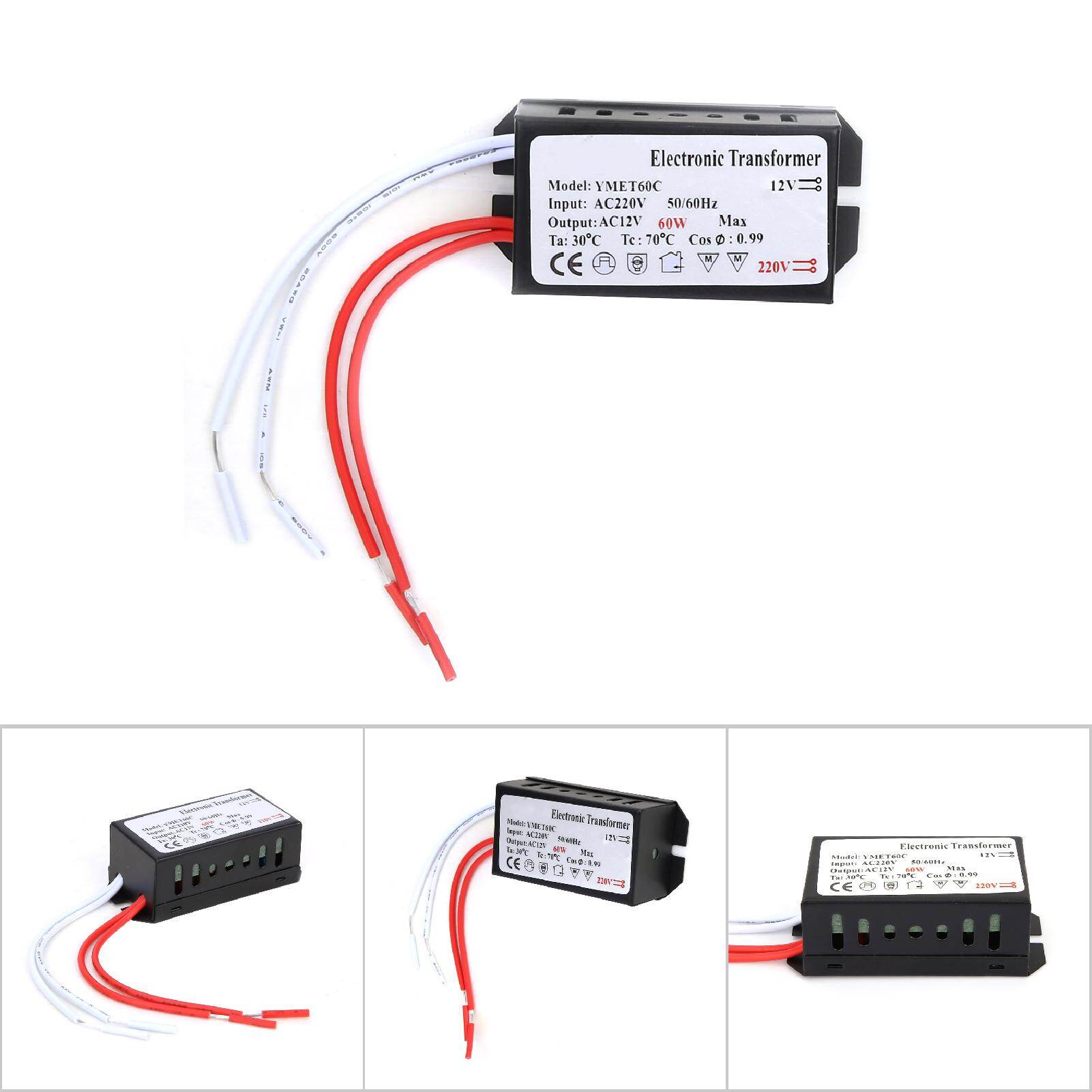 220V to 12V Electronic Transformer Voltage Converter Smart Power Supply Driver
