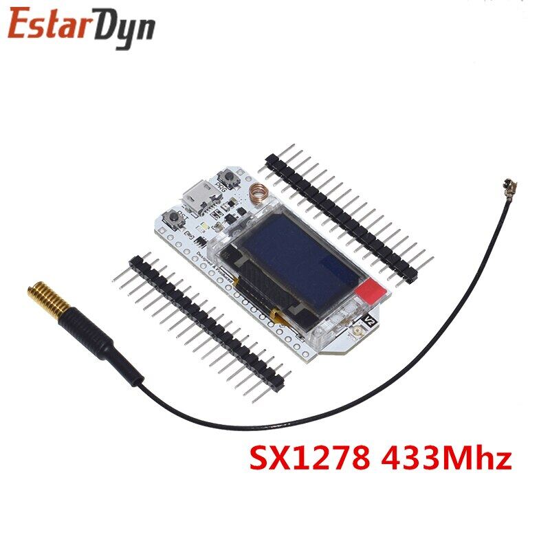 SX1276 SX1278 ESP32 Lora 868Mhz/915Mhz/433Mhz 0.96นิ้ว OLED บลูทูธชุด ...