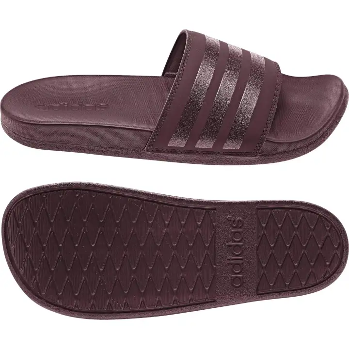 adilette comfort slides maroon