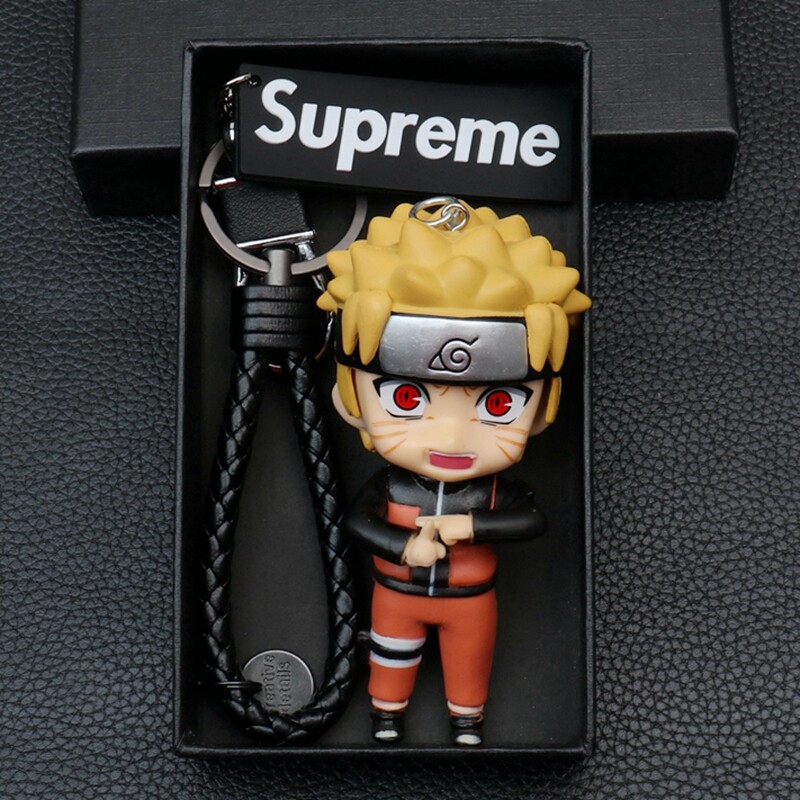 Car keychain Naruto Kakashi keychain cute cartoon motorcycle key pendant