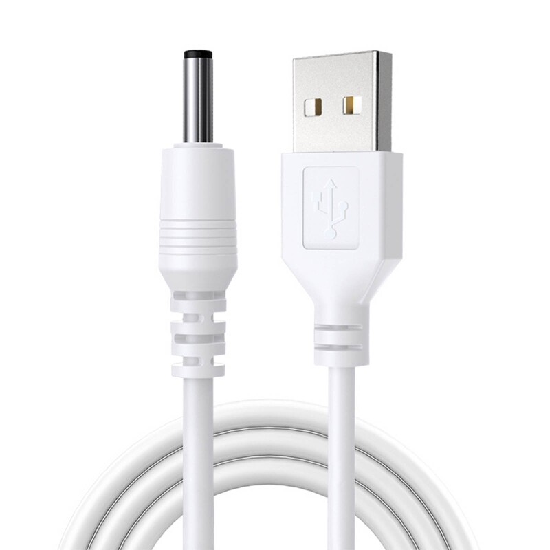 USB to for DC 3.5mm Power Cord 5V Barrel Jack Charging Cord for DC Power Cable Connector Stable Transmission Performance