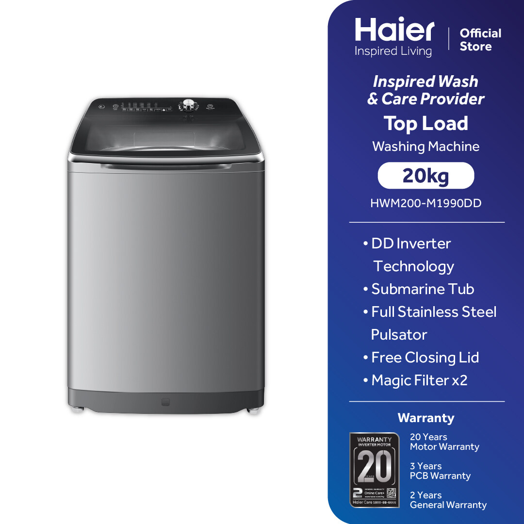 haier 20 kg washing machine